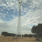 L'antenne en acier tubulaire galvanisée de tube de tour de télécommunication treillagent à jambes en acier de la tour 4 adapté aux besoins du client