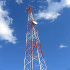 15meter a galvanisé la tour en acier d'angle de la télécommunication CDMA