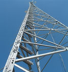 Pêchez la tour d'antenne autosuffisante de GSM de communication en acier de télécom