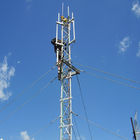 Tour de mât de la télécommunication 15m Guyed d'antenne