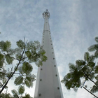 La tour en acier unipolaire Polonais de télécommunication 15 mètres saupoudrent enduit