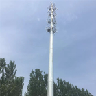 La télécommunication unipolaire de 15 mètres domine autour de la structure métallique conique de mât