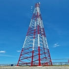 3leg angulaire a galvanisé la tour d'antenne mobile en acier avec des parenthèses de MW