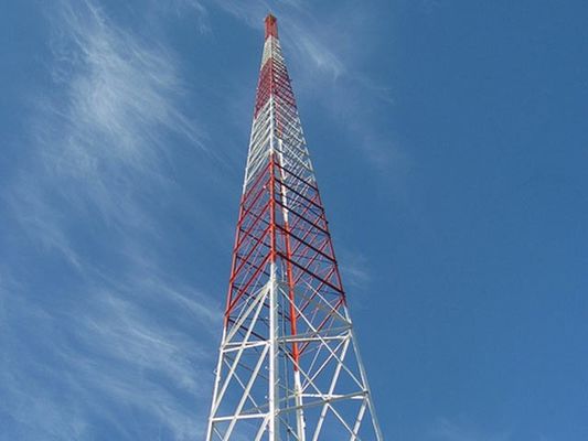 Tour en acier d'angle autosuffisant de GSM CDMA d'antenne