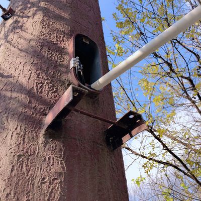 Télécommunication artificielle Q345 Monopoles en acier d'arbres