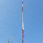 Treillagez la tour en acier de fil de la communication 10m Guyed