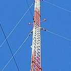 Treillagez la tour en acier de fil de la communication 10m Guyed
