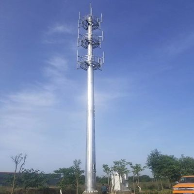 Tour en acier unipolaire de la télécommunication 15m de Wifi d'antenne