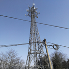 la tour 4 à jambes de 45m a galvanisé Angel Lattice Telecommunication en acier