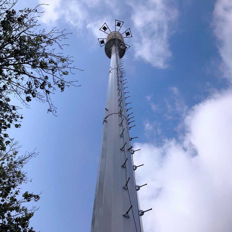 Antenne 35M Monopole Steel Tower de téléphone portable