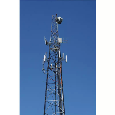 Télécom en acier tubulaires galvanisées de communication de la tour 30m 60m GM/M d'immersion chaude