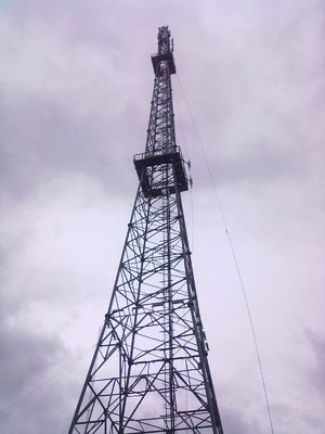 Appui 30 40 45 télécom angulaires de tour d'antenne par radio de 50 mètres